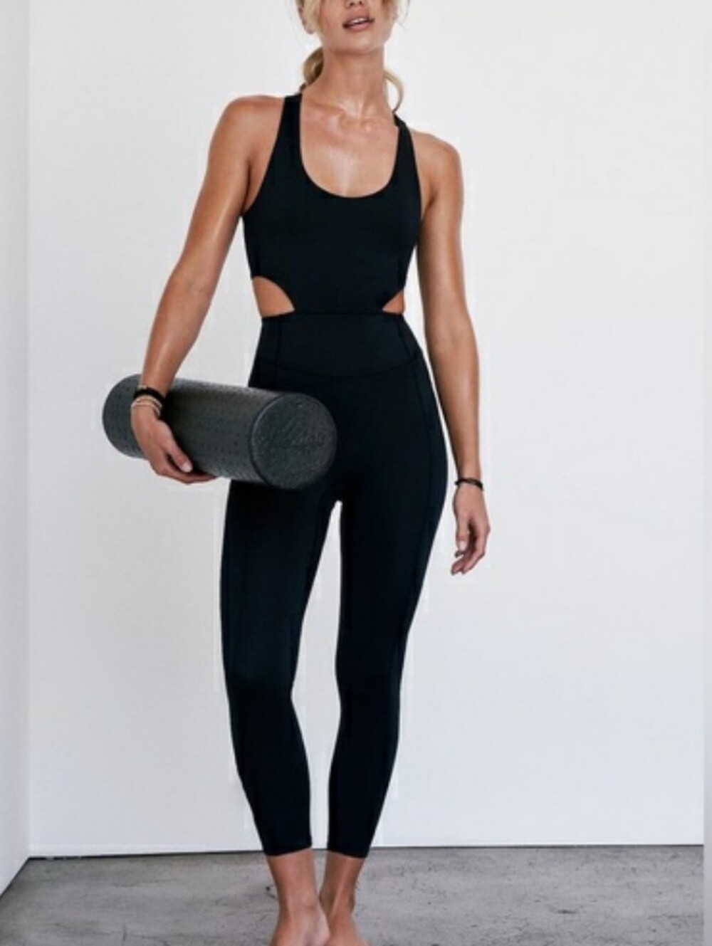 Free People Black Strappy Cutout Jumpsuit - Picture 12 of 13